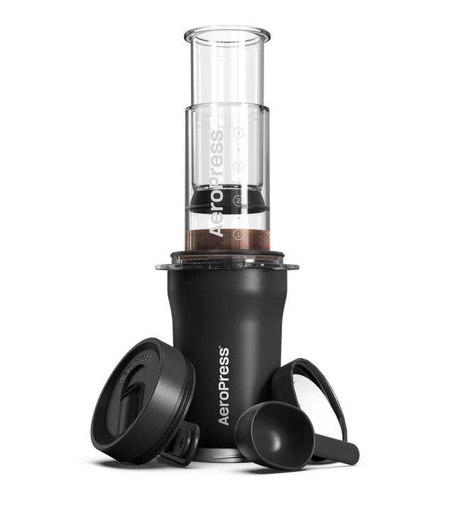 AeroPress Go Plus Coffee Maker (Black)