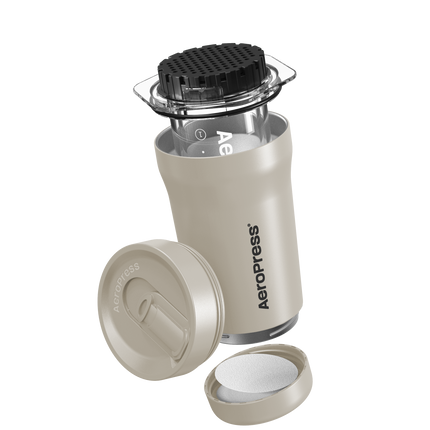 AeroPress Go Plus Coffee Maker (Cream)