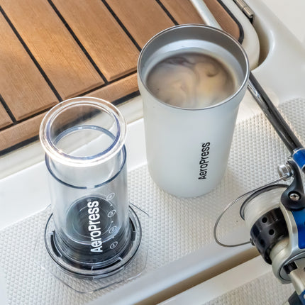 AeroPress Go Plus Coffee Maker (Cream)