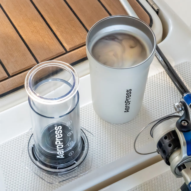 AeroPress Go Plus Coffee Maker (Cream)