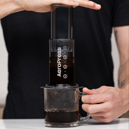 AeroPress Clear Coffee Maker (Black)