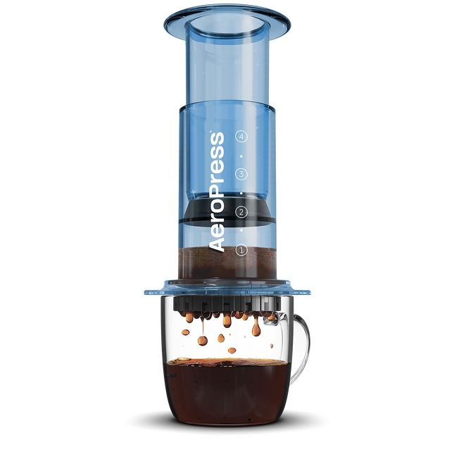 AeroPress Clear Blue
