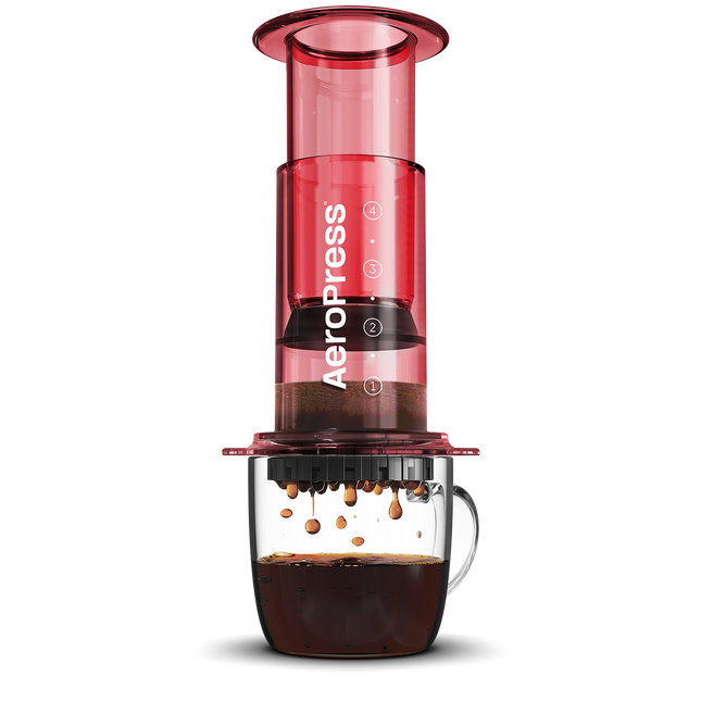 AeroPress Clear Red