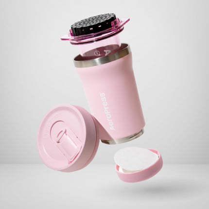 AeroPress Go Plus Coffee Maker (Pink)