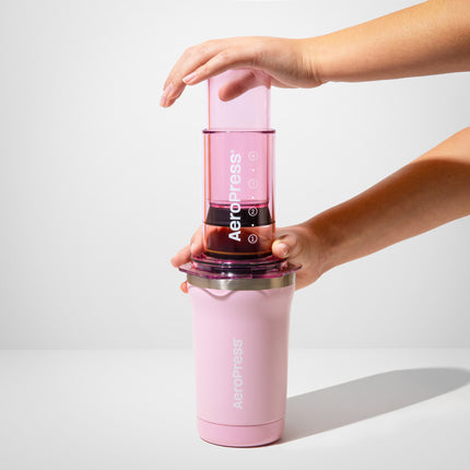 AeroPress Go Plus Coffee Maker (Pink)