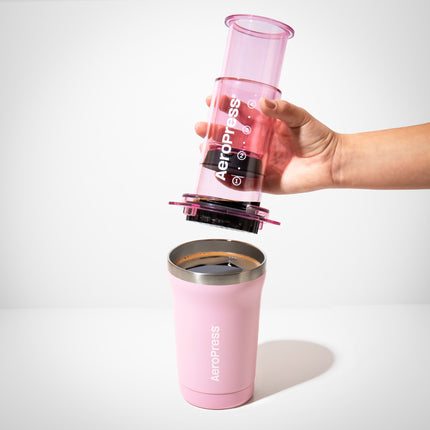 AeroPress Go Plus Coffee Maker (Pink)