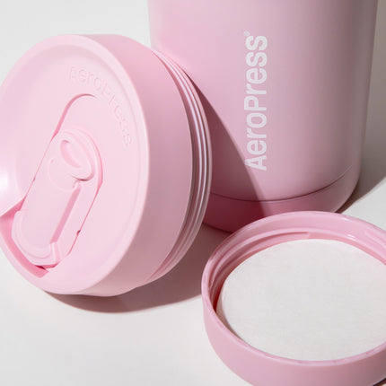 AeroPress Go Plus Coffee Maker (Pink)