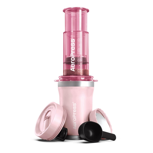 AeroPress Go Plus Coffee Maker (Pink)