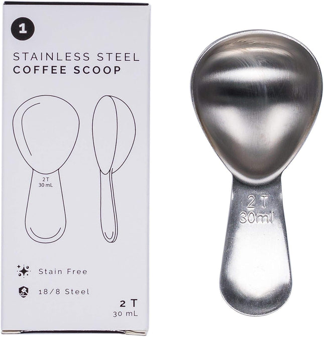 Airscape Coffee Scoop (Brushed Steel)
