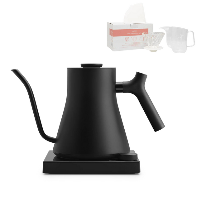 FELLOW Stagg EKG Electric Gooseneck Pouring Kettle - Matte Black (UK PLUG)