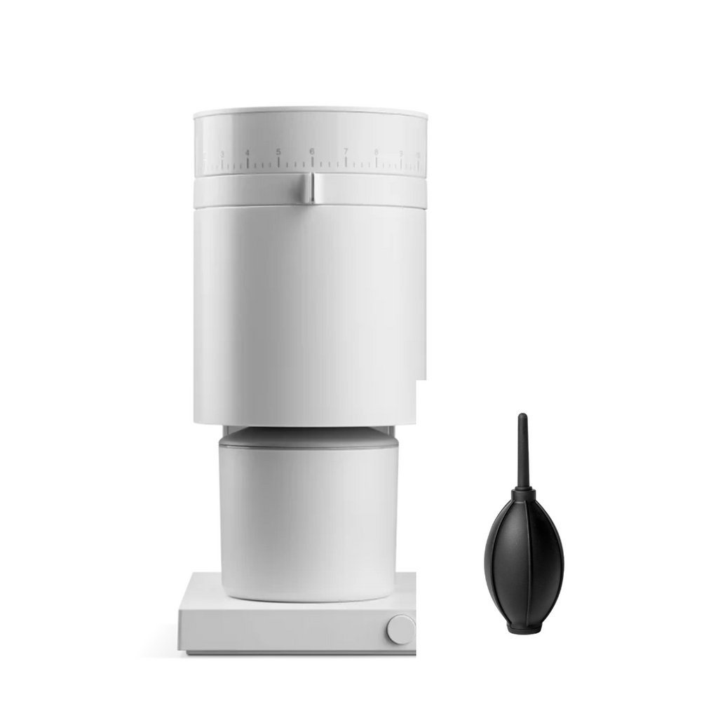 Open image in slideshow, FELLOW OPUS CONICAL BURR GRINDER 220v UK Plug- MATTE WHITE
