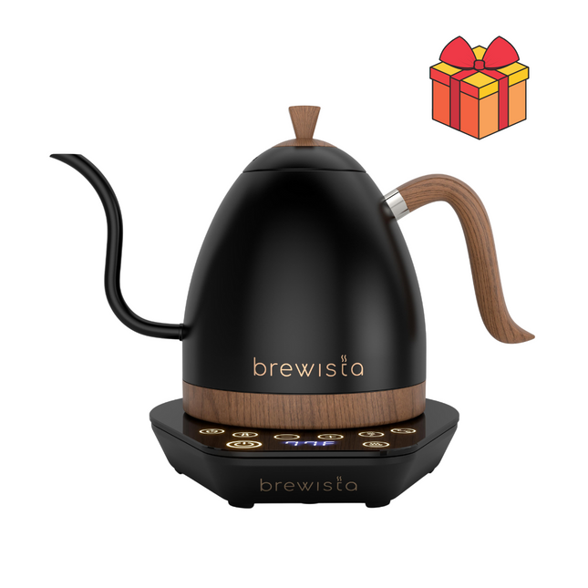 Brewista Artisan Gooseneck Electric Kettle 1 Litre Matte Black (UK Plug)