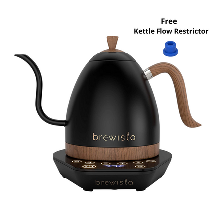 Brewista Artisan Gooseneck Electric Kettle 1 Litre Matte Black (UK Plug)