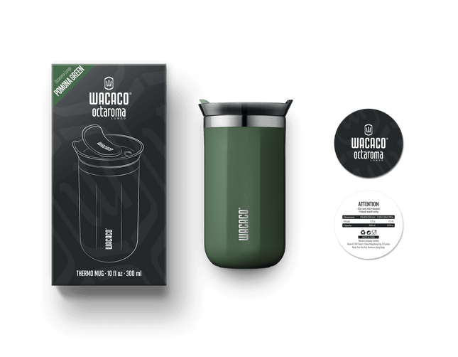 WACACO Octaroma Lungo Thermo Mug 300ml (Green)