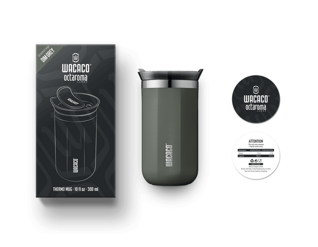 WACACO Octaroma Lungo Thermo Mug 300ml (Dim Grey)