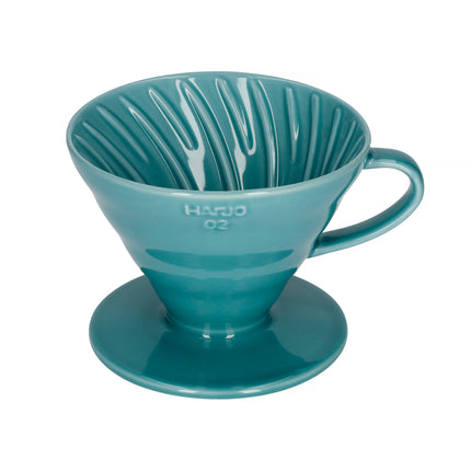 Hario V60 Ceramic Coffee Dripper - Turquoise - Size 02