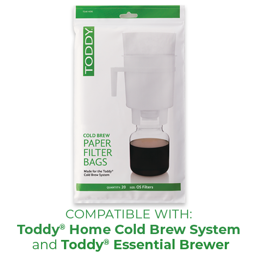 Toddy Paper Filter Bags for Home (20 Bags)
