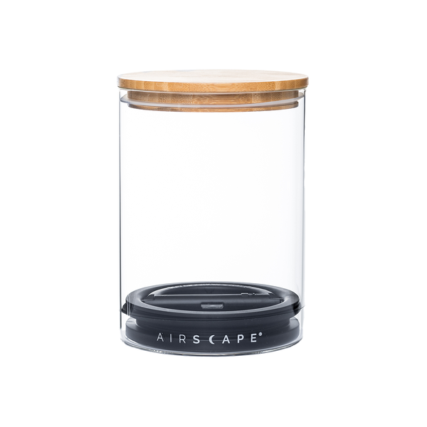 Airscape Coffee Storage Container (Glass with Bamboo Lid)