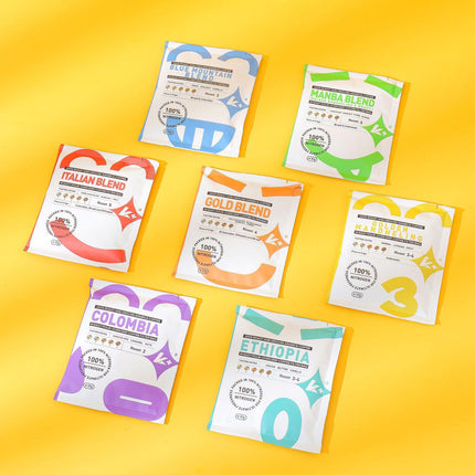 Special Taster Box drip coffee bags blends and single origins - K+ Coffee