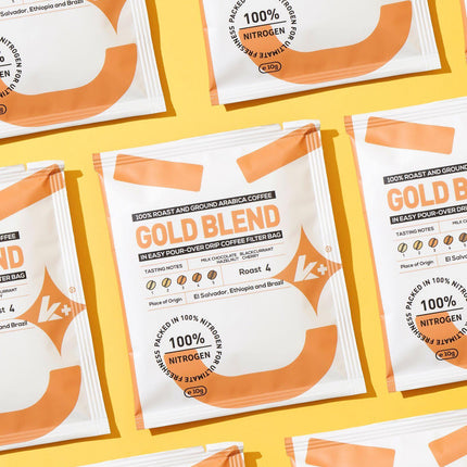 Gold Blend Drip Coffee Bag Pack of 5 - K+ Coffee