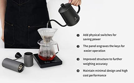 Timemore Coffee Scales Black Mirror Basic Plus