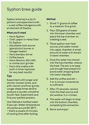 Hario Next Coffee Syphon (5 Cup)