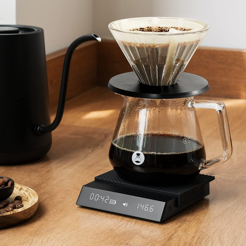 Timemore Black Mirror Nano Coffee Scale With Timer, Black - Crema