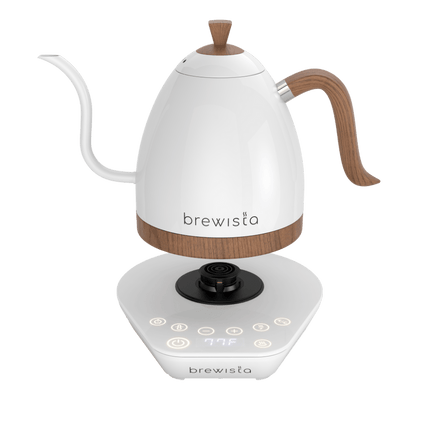 Brewista Artisan Gooseneck Electric Kettle 1 Litre Pearl White (UK Plug)