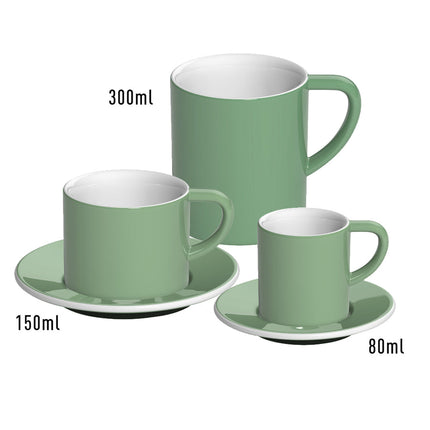 Loveramics Bond Cappuccino Cup & Saucer Set (Brown) 150ml