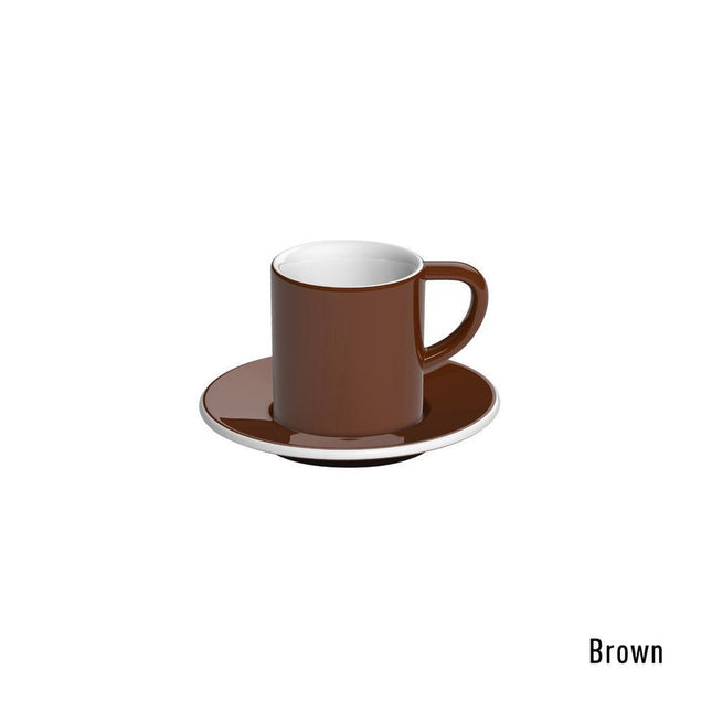 Loveramics Bond Espresso Cup & Saucer Set (Brown) 80ml