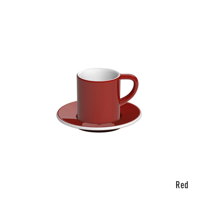 Loveramics Bond Espresso Cup & Saucer Set (Red) 80ml