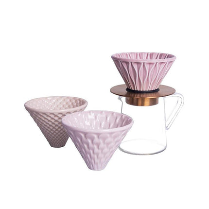 LOVERAMICS BREWERS Pink COFFEE DRIPPER GIFT SET - LIMITED EDITION