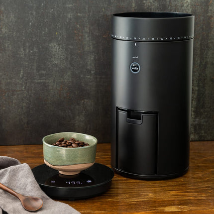 Wilfa Uniform+ Plus Coffee Grinder with Scale (Black)