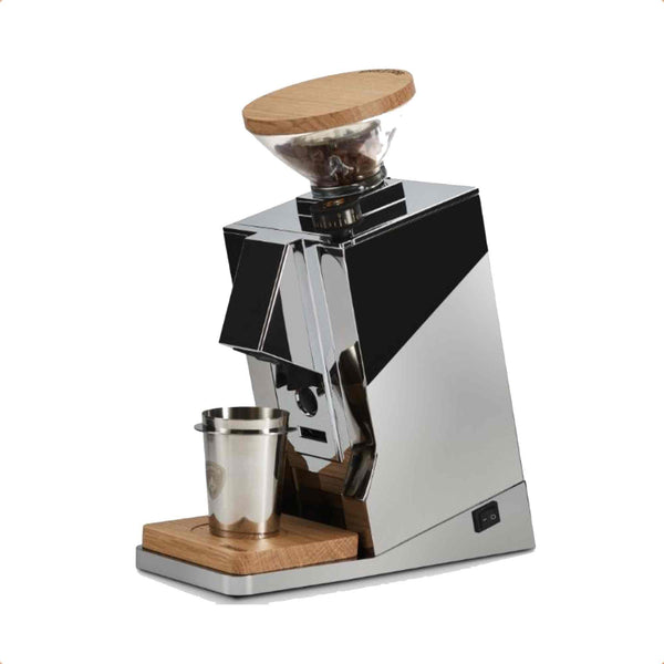 Eureka Mignon Oro Single Dose Low Retention Grinder - Chrome (UK PLUG)