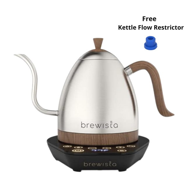 Brewista Artisan Gooseneck Electric Kettle 1 Litre Stainless Steel (UK Plug)
