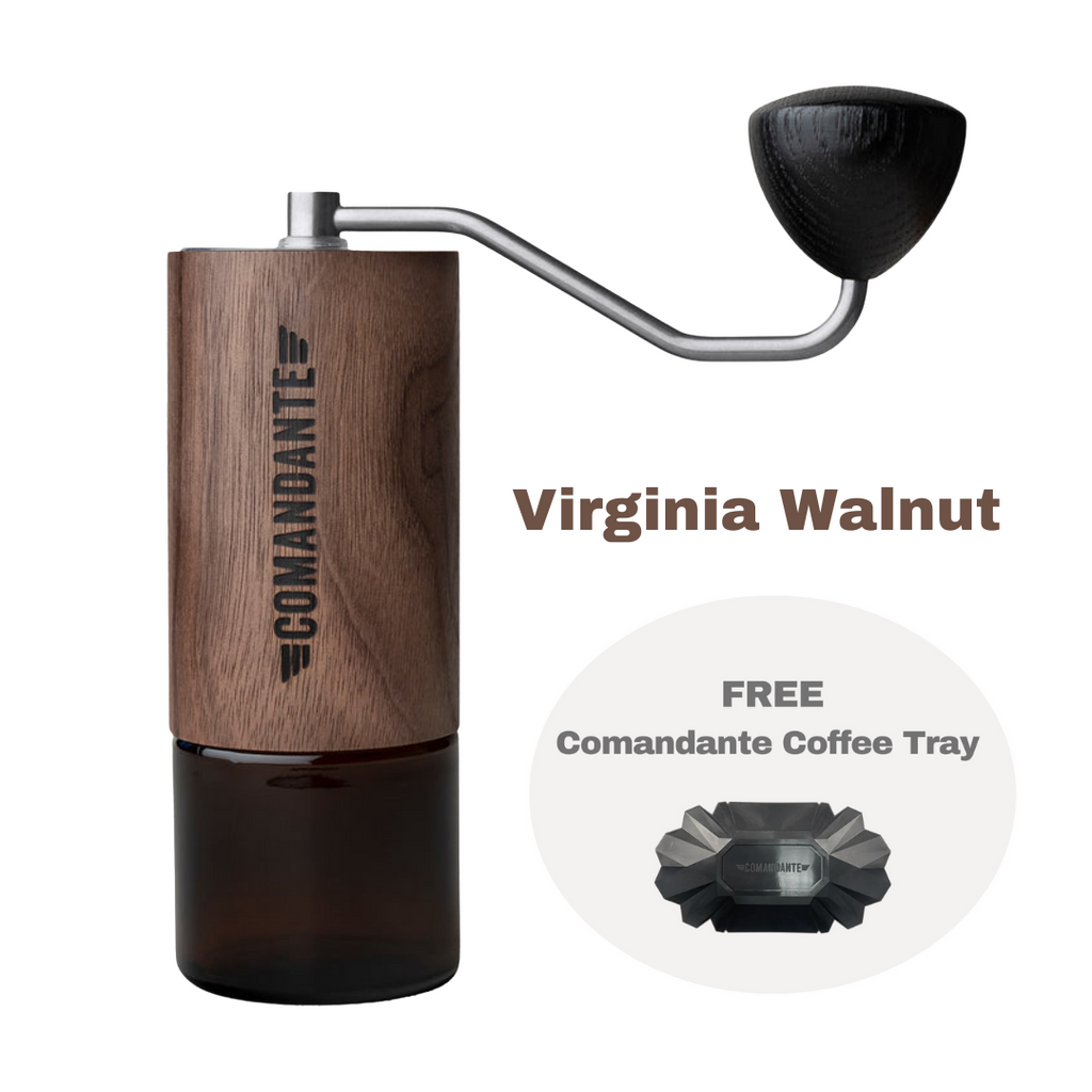 Open image in slideshow, Virginia Walnut Comandante C40 Nitro Blade Coffee Grinder MK4
