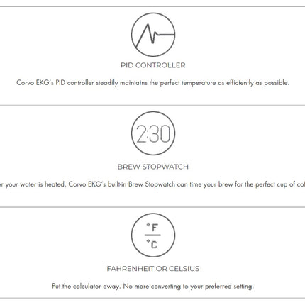 Fellow Corvo EKG Electric Kettle - Matte Black 0.9L (UK PLUG)