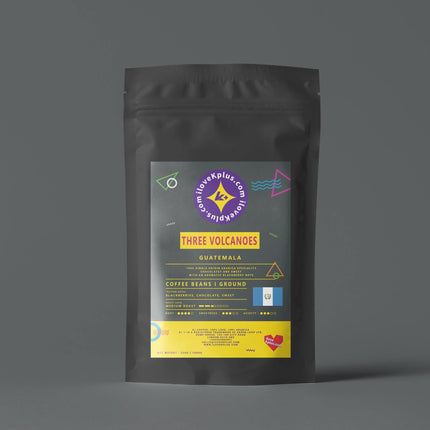 Three Volcanoes Coffee Beans - K+ Coffee