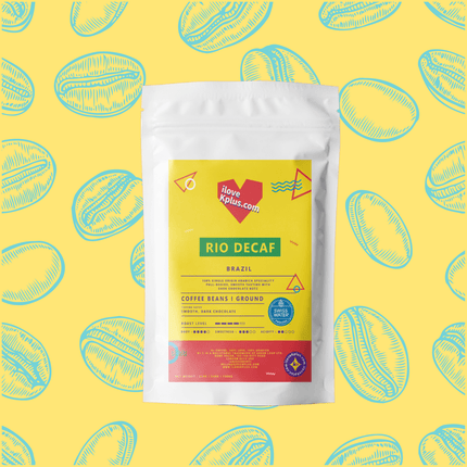 Rio Decaf Swiss Water Specialty Coffee Beans - K+ Coffee 250g