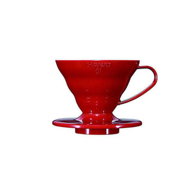 Hario V60 Coffee Dripper and Scoop Set - Red - Size 01
