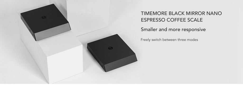 Timemore Black Mirror Nano Coffee Scale With Timer, Black - Crema