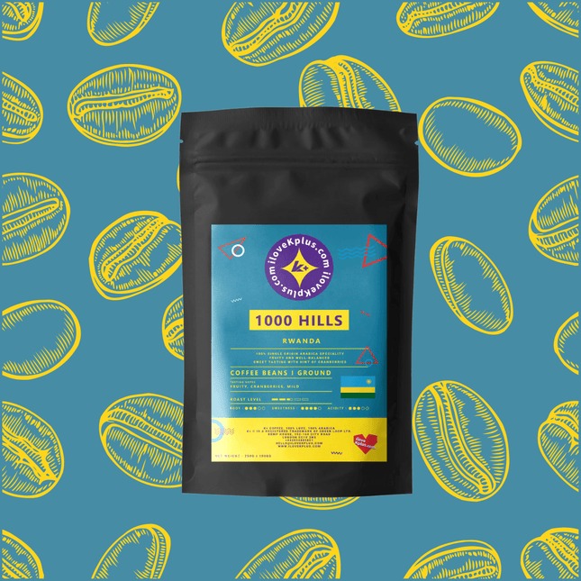 Rwanda specialty coffee beans and fresh ground coffee K+ Coffee