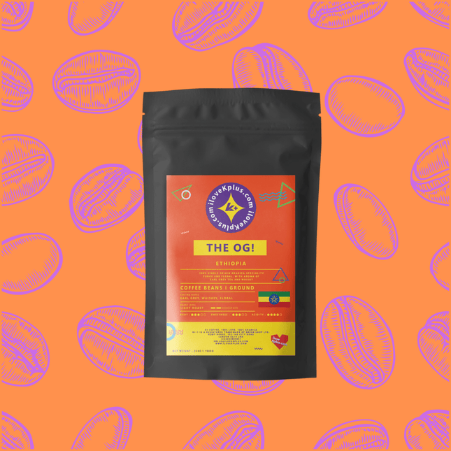 Ethiopian Yirgacheffee Specialty Coffee Beans - K+ Coffee 250g