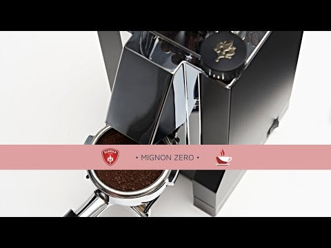 Eureka Mignon Zero Low Retention Home Coffee Grinder - Black