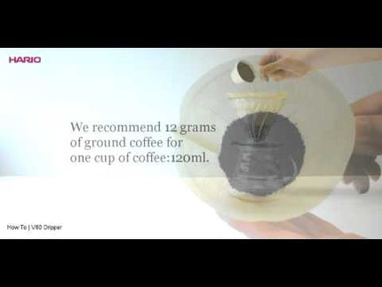 Hario V60 Coffee Filter Papers Size 02 - Natural Brown (100 Pack Bag) made in japan